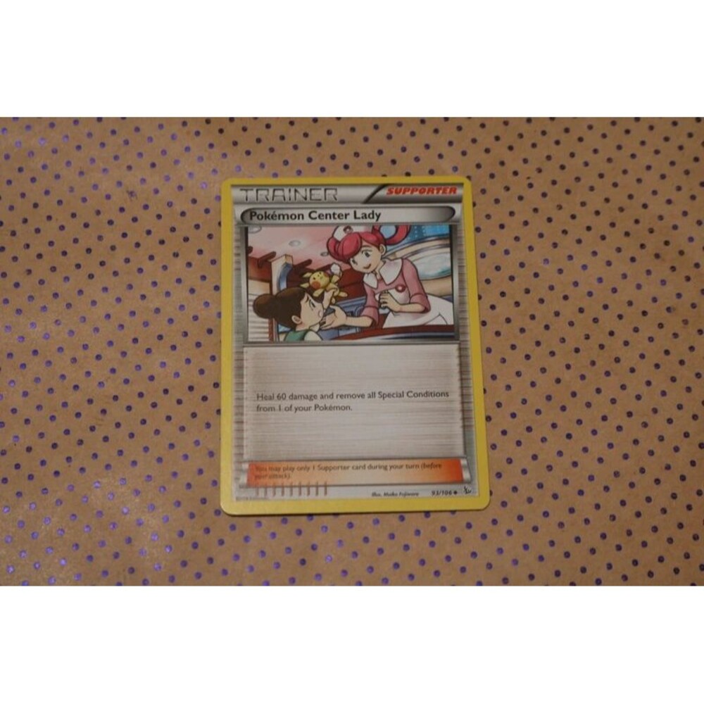 Pokemon Center Lady 93/106 Pokemon Card (2014)